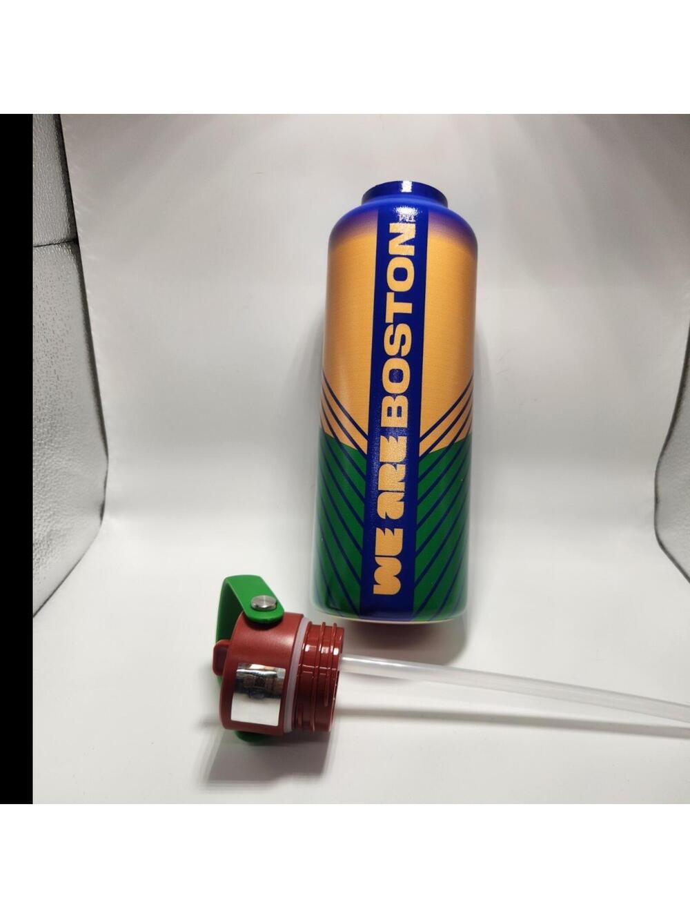 World Cup FIFA  Boston 32oz. Reusable Stainless Water Bottle Straw Screw-On Lid